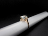 The Layla Aquamarine and Diamond Ring in 14K Yellow Gold