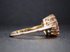 The Layla Peach Tourmaline and Diamond Ring in 14K Yellow Gold