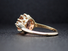 The Layla Peach Tourmaline and Diamond Ring in 14K Yellow Gold