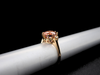 The Layla Peach Tourmaline and Diamond Ring in 14K Yellow Gold
