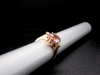 The Layla Peach Tourmaline and Diamond Ring in 14K Yellow Gold
