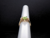 The Layla Peridot and Diamond Ring in 14K Yellow Gold