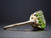 The Layla Peridot and Diamond Ring in 14K Yellow Gold