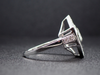 The Revere Onyx and Lab Diamond Ring in 14K White Gold