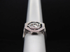 The Revere Onyx and Lab Diamond Ring in 14K White Gold