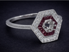 The Winslow Semi-Mount Ruby in 14K White Gold