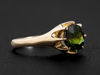 The Woodman Forest Green Tourmaline Ring in 14K Yellow Gold