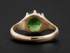 The Woodman Forest Green Tourmaline Ring in 14K Yellow Gold