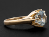The Woodman Aquamarine Ring in 14K Yellow Gold