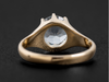 The Woodman Aquamarine Ring in 14K Yellow Gold