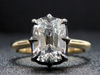 The Woodrow Lab Diamond Engagement Ring in 18K Yellow Gold and Oxidized Sterling Silver