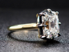 The Woodrow Lab Diamond Engagement Ring in 18K Yellow Gold and Oxidized Sterling Silver