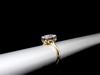 The Woodrow Lab Diamond Engagement Ring in 18K Yellow Gold and Oxidized Sterling Silver