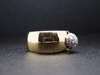 Tapered Wide Band with Diamond Ball, Paloma Picasso Ring by Tiffany & Co in 18K Yellow Gold and Platinum