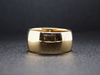 Tapered Wide Band with Diamond Ball, Paloma Picasso Ring by Tiffany & Co in 18K Yellow Gold and Platinum