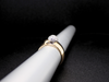 Tapered Wide Band with Diamond Ball, Paloma Picasso Ring by Tiffany & Co in 18K Yellow Gold and Platinum