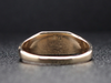 Flat Top Rounded Signet Ring in 14K Yellow Gold